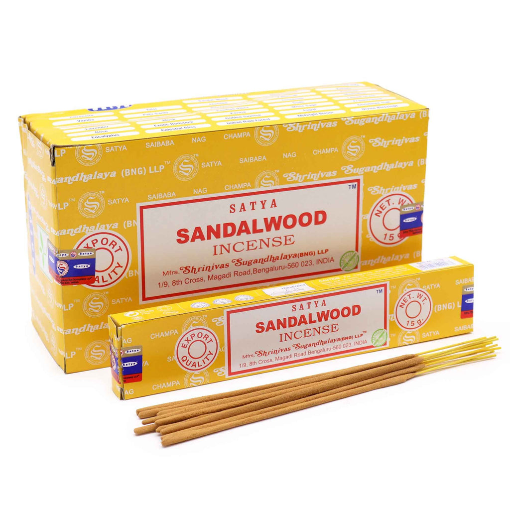Varillas de Incienso Satya 15gm - Sándalo
