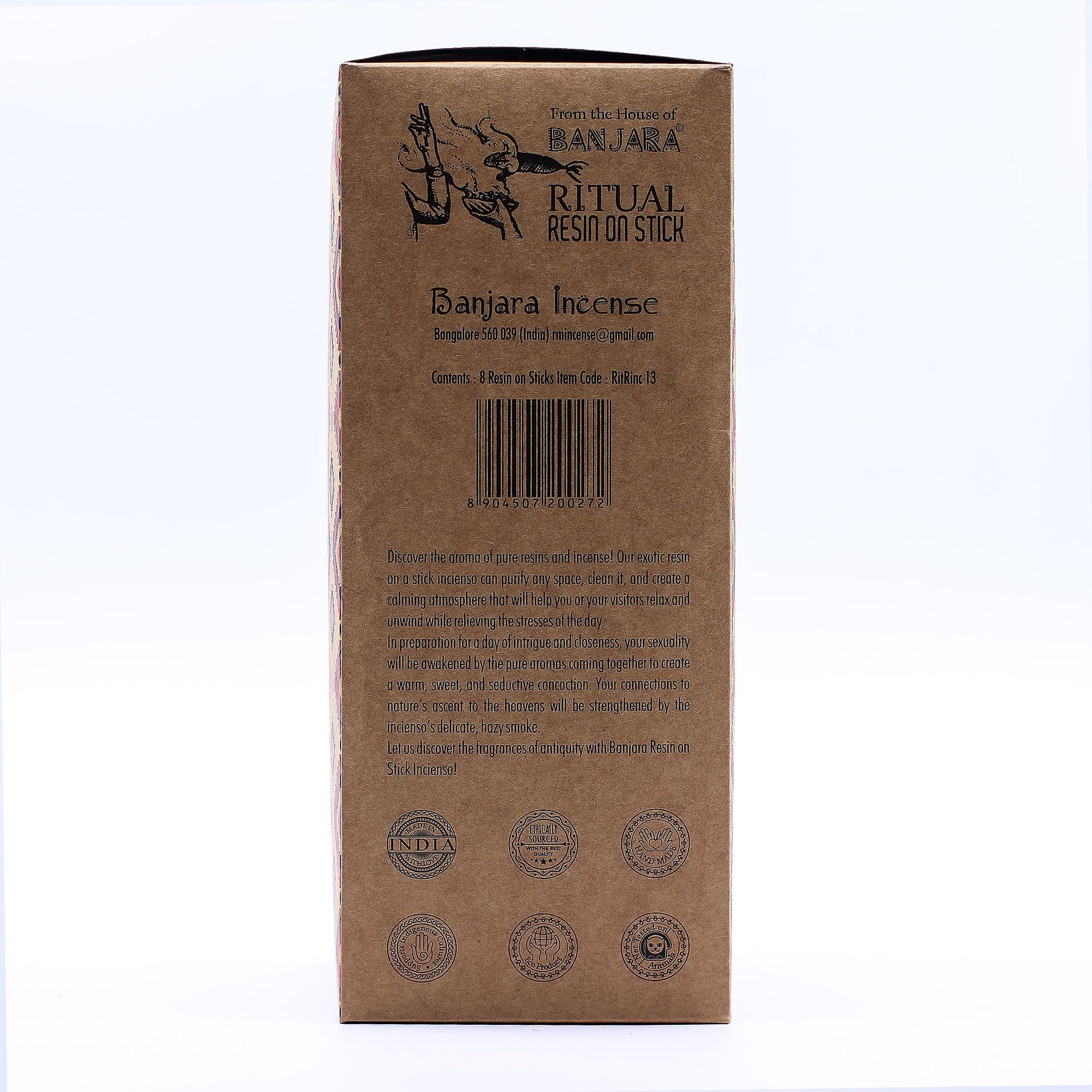 Resina ritual en palito - lavanda