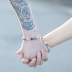 2 Pulseras con Piedras Preciosas - Paz
