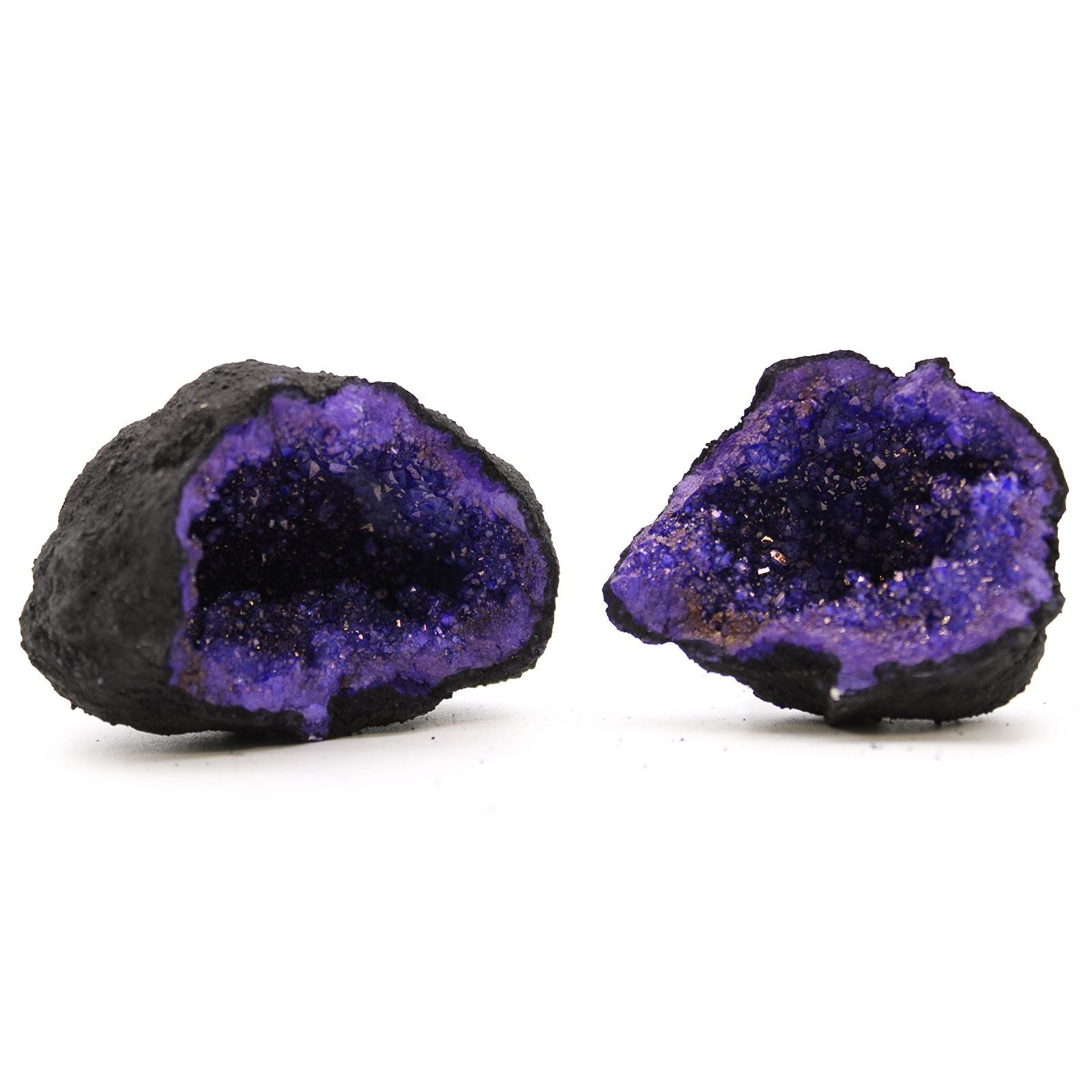 Geodas de calcita coloreada - Piedra Negra - Turquesa