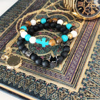 Tigre dorado / Ojo de tigre - Pulsera de piedras preciosas
