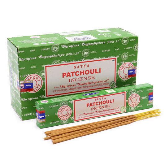 Varillas de Incienso Satya 15gm - Patchouli
