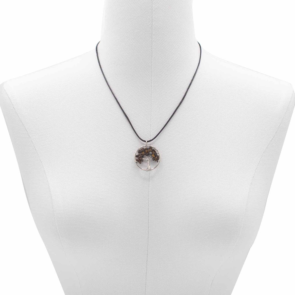 Colgante Árbol de la Vida - Ojo de Tigre