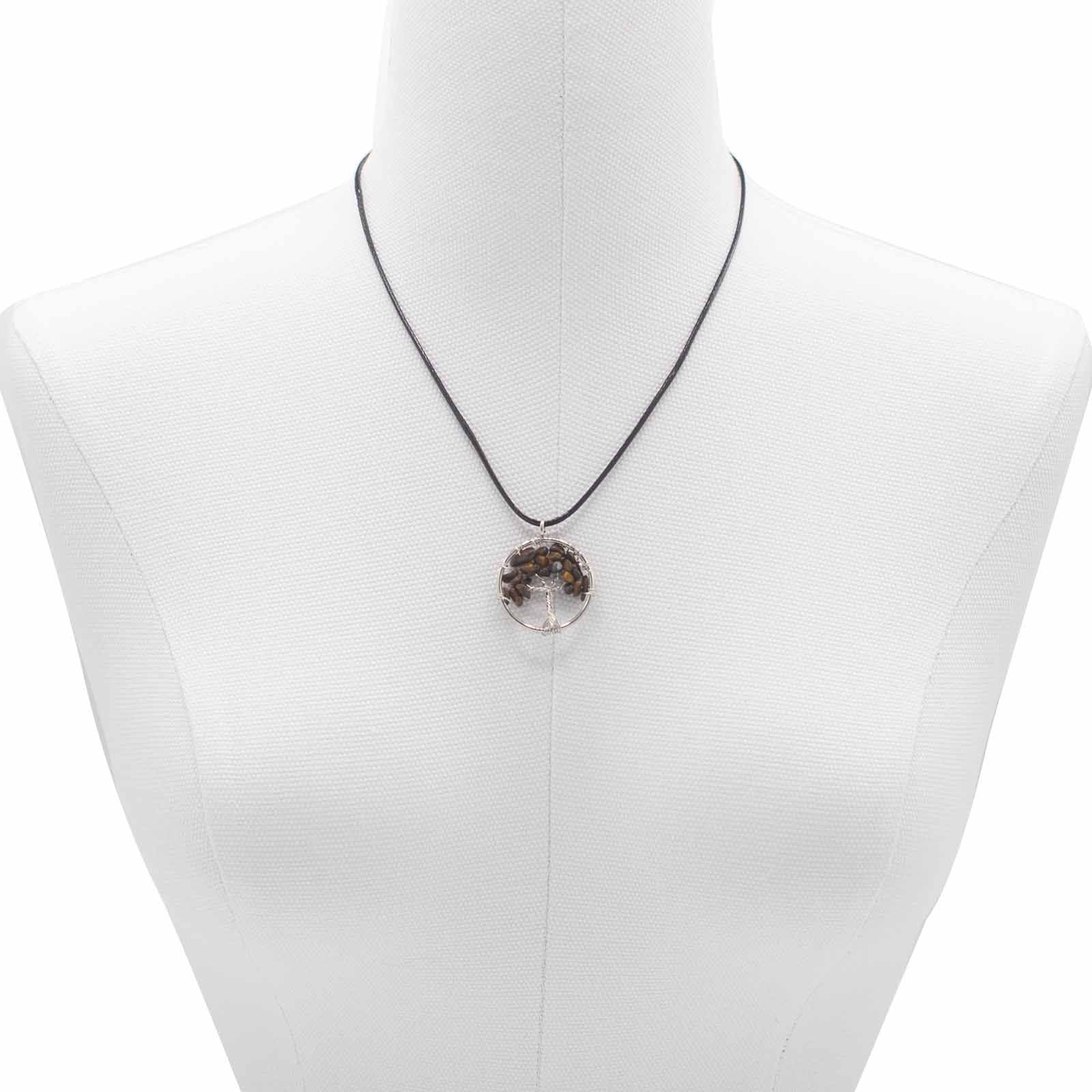 Colgante Árbol de la Vida - Ojo de Tigre