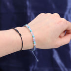 Vela de Cristal del Zodiaco con Pulsera de Piedras Preciosas - Piscis