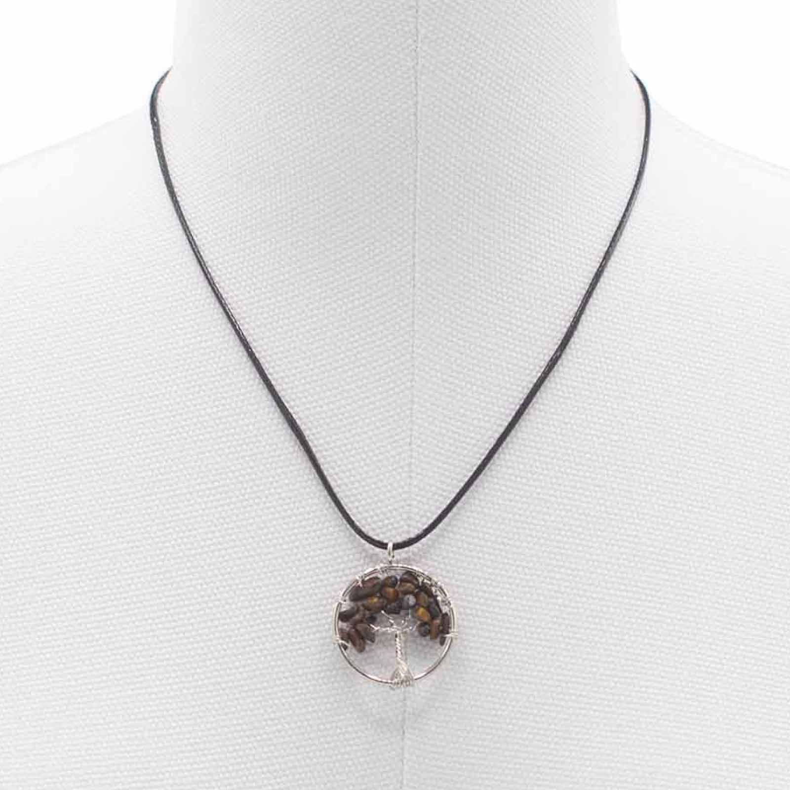 Colgante Árbol de la Vida - Ojo de Tigre