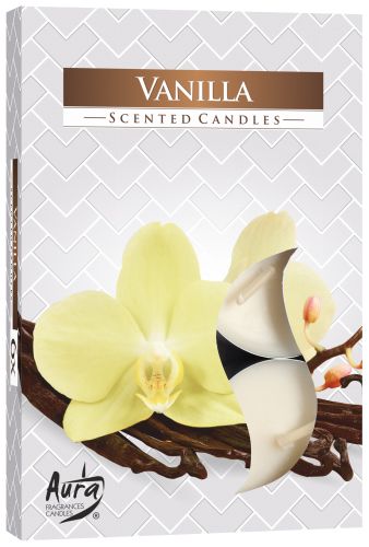 1x Set de 6 Velas de Té Perfumadas - Vainilla