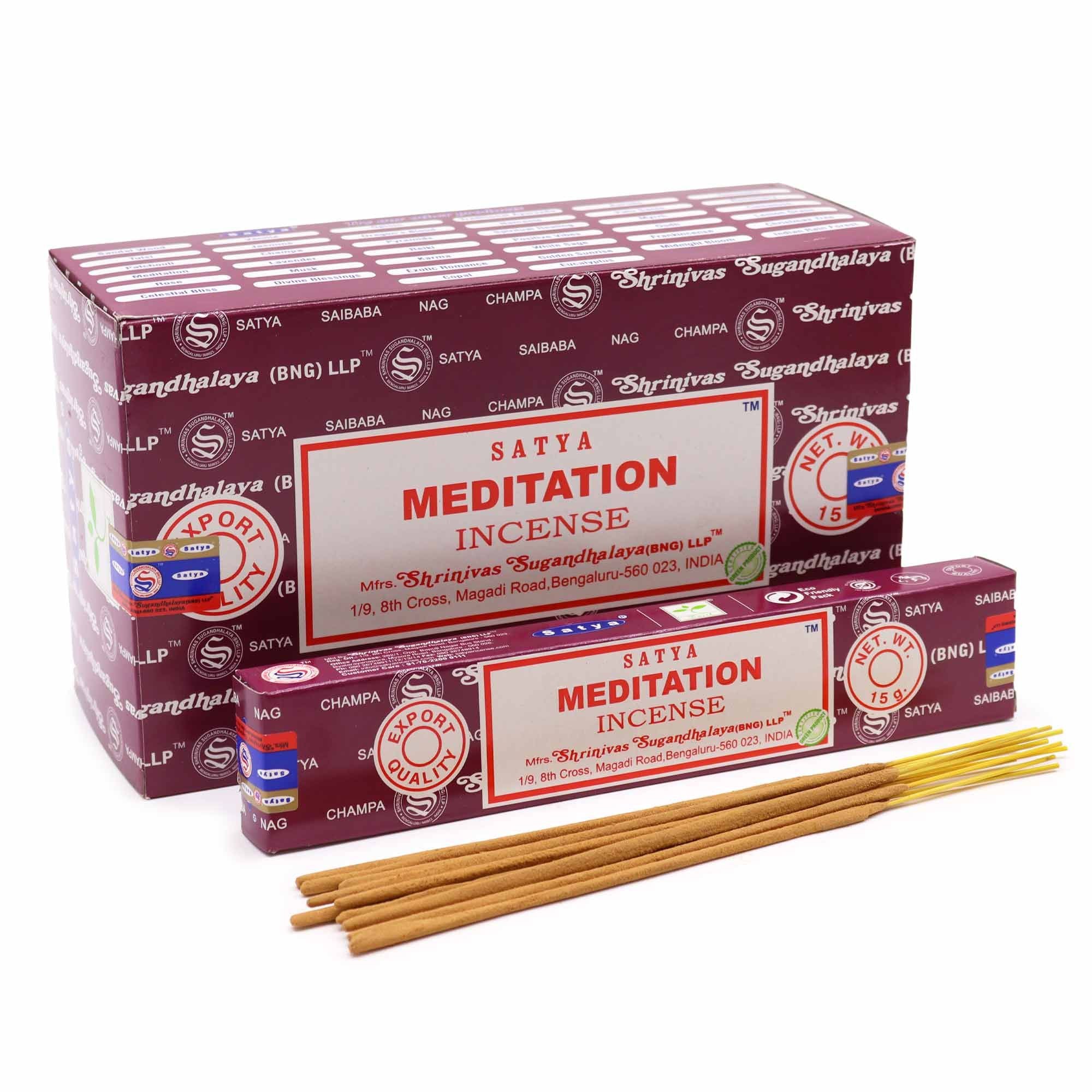 Varillas de Incienso Satya 15gm - Meditación