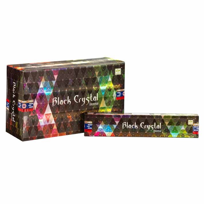 Incienso Satya Black Crystal Incense - 15g
