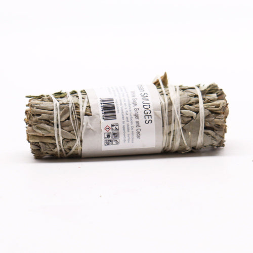 Atado de Hierba - Salvia Blanca, Jengibre y Cedro