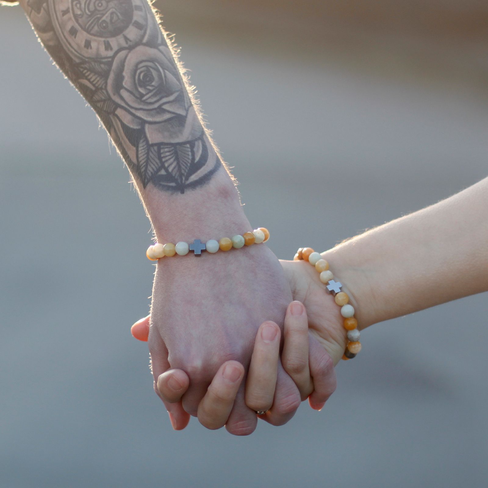 2 Pulseras con Piedras Preciosas - Paz