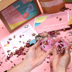 Kit de bombas de baño - Rosa y chicle