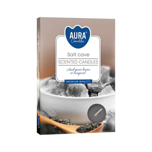 1x Set de 6 Velas de Té Perfumadas - Sal