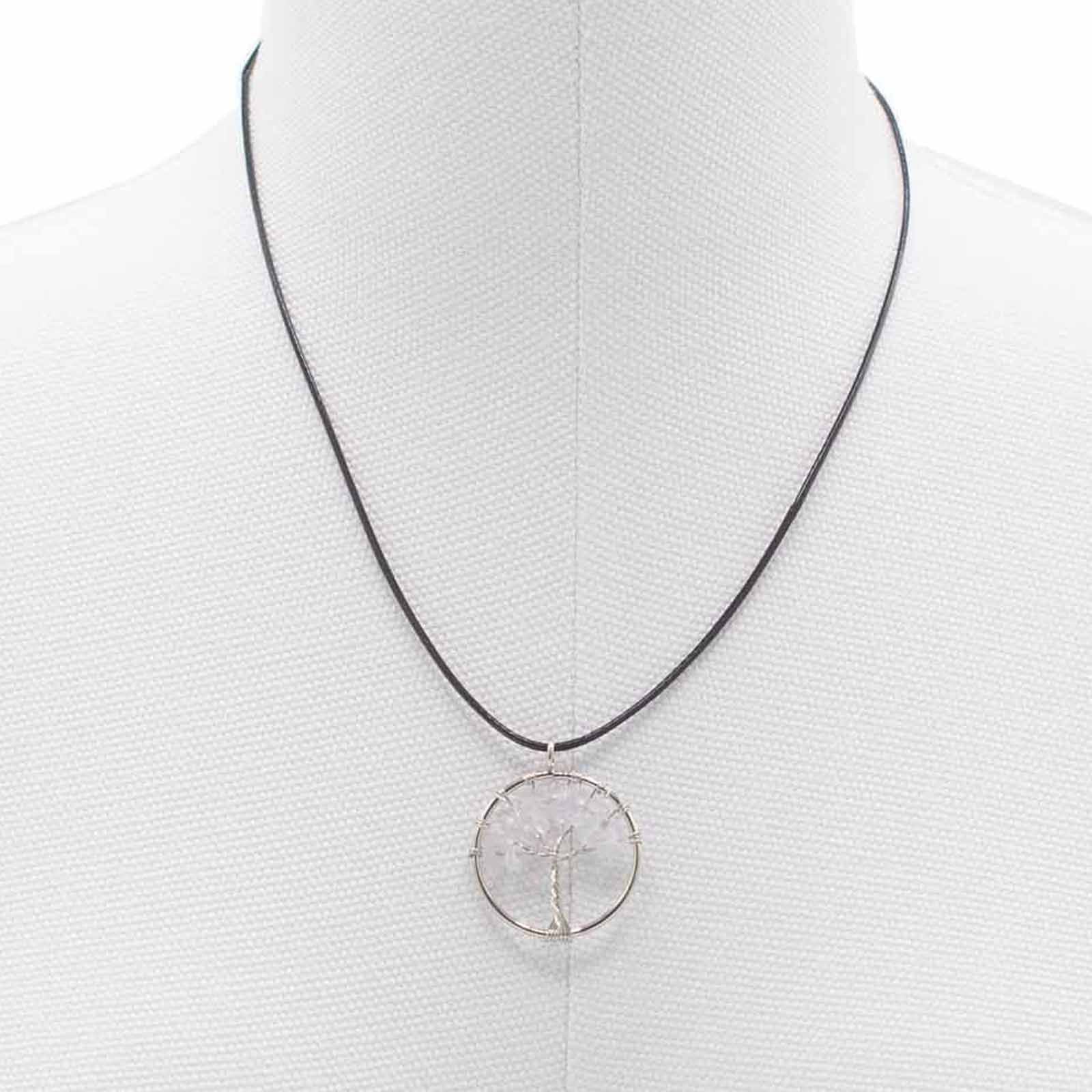 Colgante Árbol de la Vida - Cristal de Roca