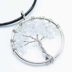 Colgante Árbol de la Vida - Cristal de Roca